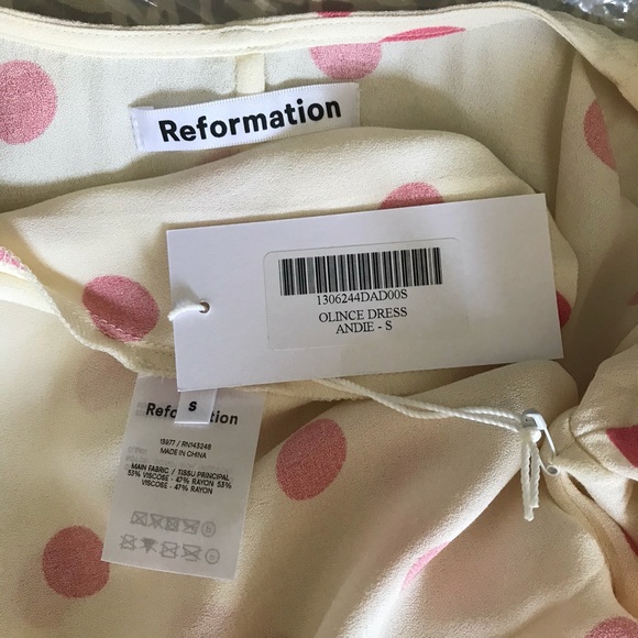 Polka Dot Reformation Dress! - Picture 6 of 6